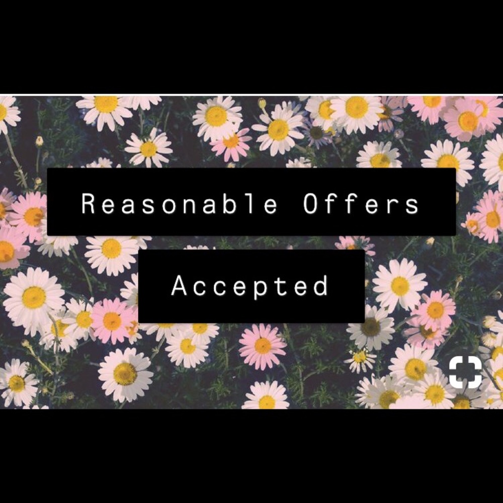Reasonable Offers Accepted